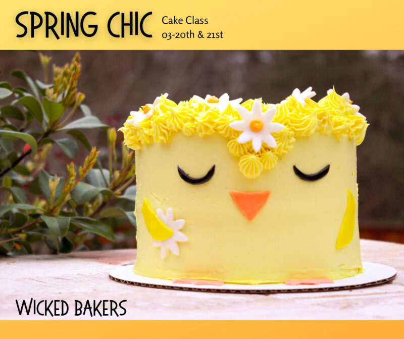 The Spring Chic Cake Decorating Class